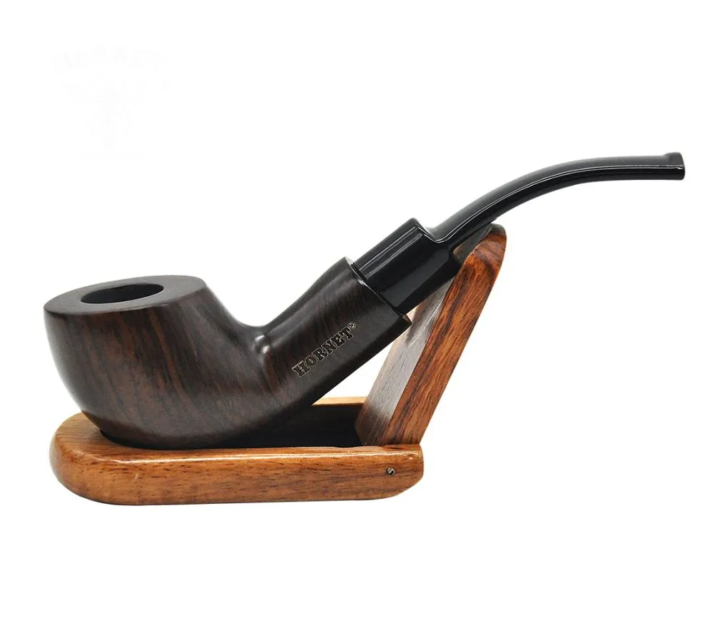 Smoking Pipe Tobacco Wooden Pipe with 7 Kinds smoking accessories Cleaning Rob Metal Screen Smoke Filter Tips Plastic Pipes Stand6794987