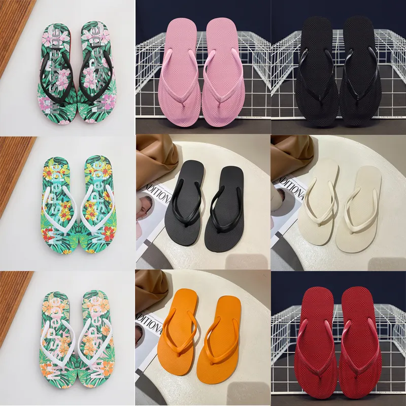 GAI designer Slippers sandals fashion outdoor platform shoes classic pinched beach shoes alphabet print flip flops summer flat casual shoes GAI-34