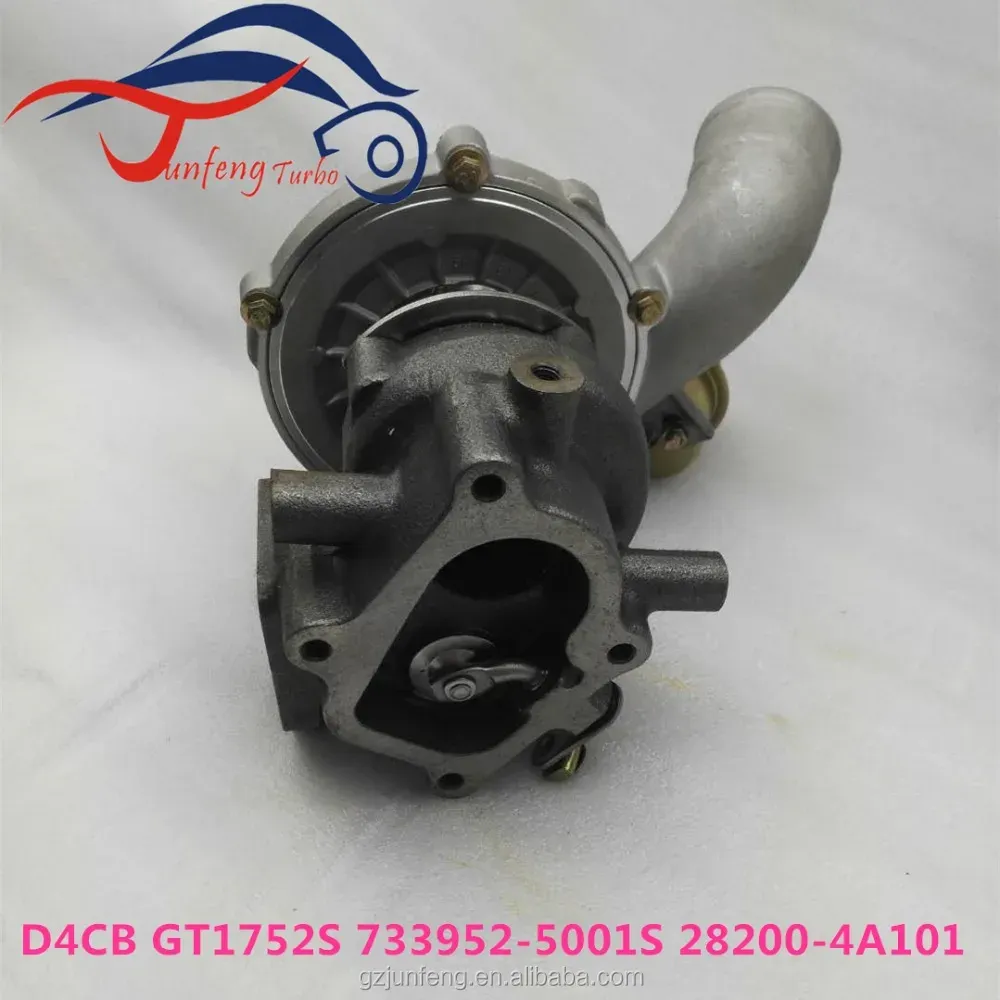 Turbocompressor do motor D4CB GT1752S 733952-5001S 28200-4A101 para Kia Sorento Hyundai