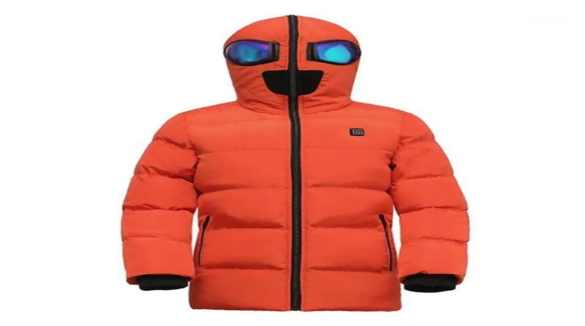 3 Bereiche beheizte Kinder039s Kapuzenjacke Winter Warm USB Outdoor Sports Smart Thermal Warmer13481132