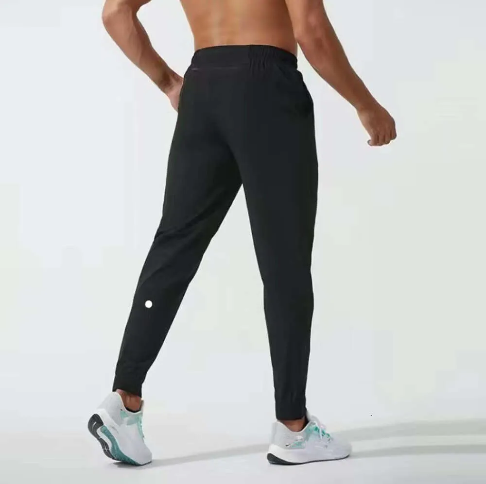 Lululemens męskie jogger długie spodnie sportowe strój jogi Szybki suchy sznurka na siłownię dresowe spodnie spodnie spodni swobodny elastyczna talia 2231ess