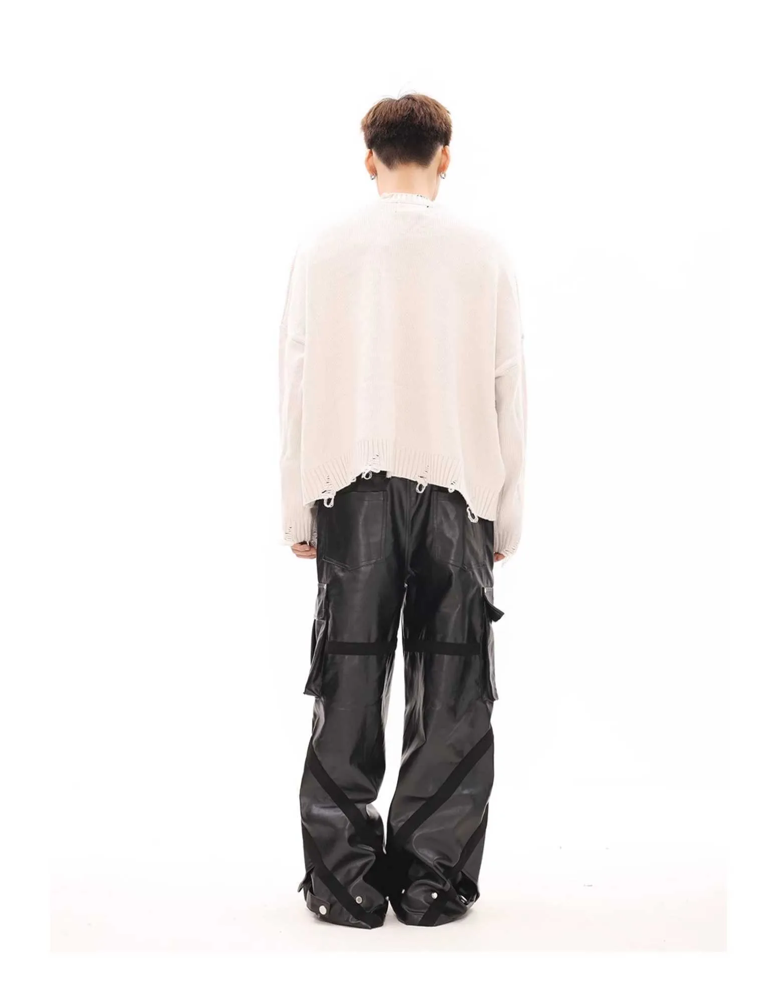 DHgate.com:Men's Pants BTSG retro haute couture multi pocket 