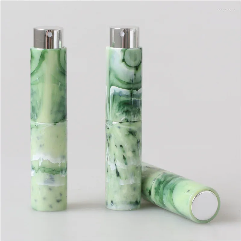 Lagringsflaskor 10 ml marmor mönster parfym atomizer flaska bärbar spray återfyllbar resestorlek tom sprutfördelare 1 st
