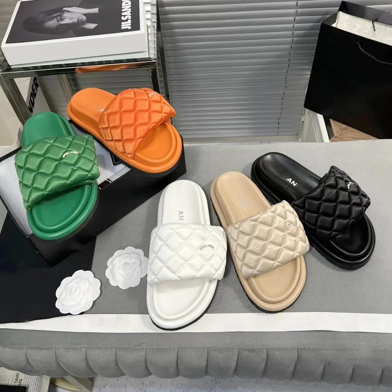 8 cores acolchoadas sapatos casuais sandália mulher lona verão sliders de alta qualidade mocassim chinelo plataforma praia designer slide piscina mule homens viagem ao ar livre sandale