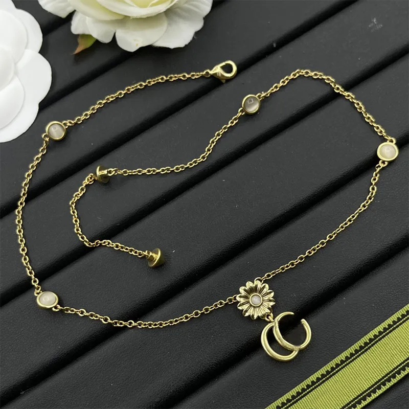 Bracelets Gold Designer Necklace Jewelry Fashion Necklace Long Letter Chains Necklaces for Men Women Golden Chain Jewlery Party