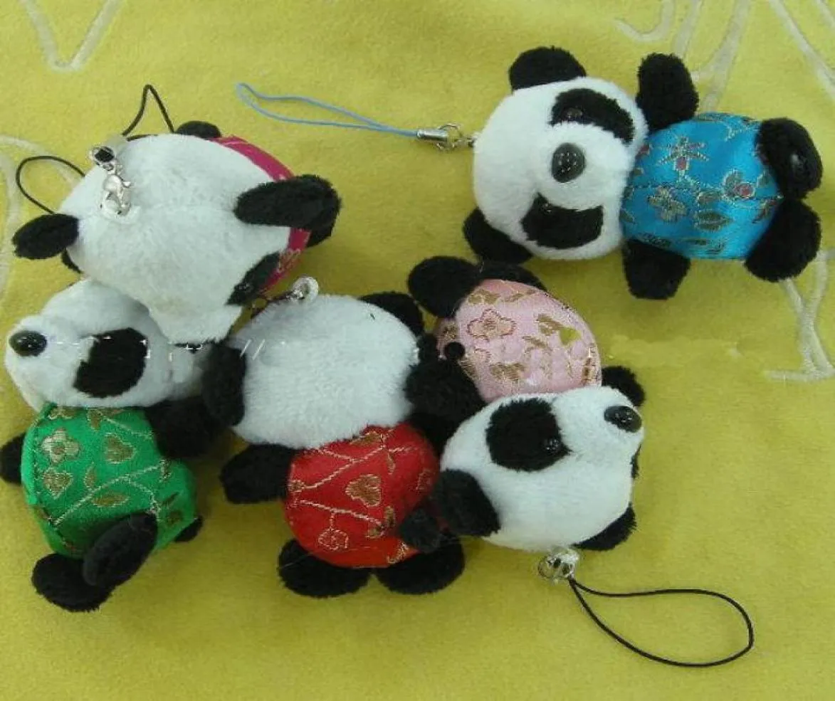 Peluche Panda Cinghie per cellulari Ciondoli Catena per cellulari Cordino Gioielli per cellulari Ciondolo mobile 40 pezzi lotto 3630069