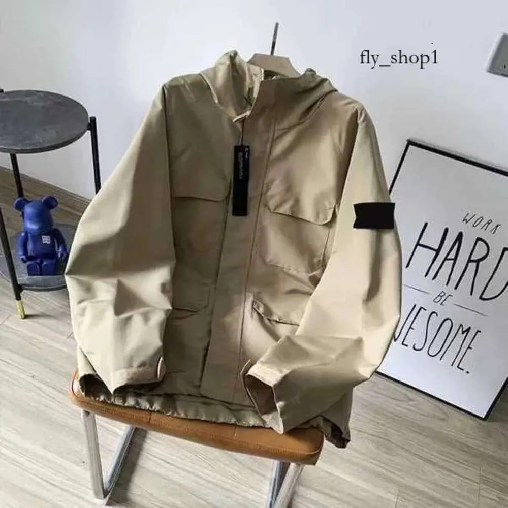 Cp-Jacke, Herrenjacken, Herrenjacke, Compagnie CP, mit Kapuze, winddicht, Mantel, modisch, Cp-Kleidung, Kapuzenpullover, Reißverschluss, Fleece-gefütterter Mantel, Designer-Jacke von French Stones Island 82