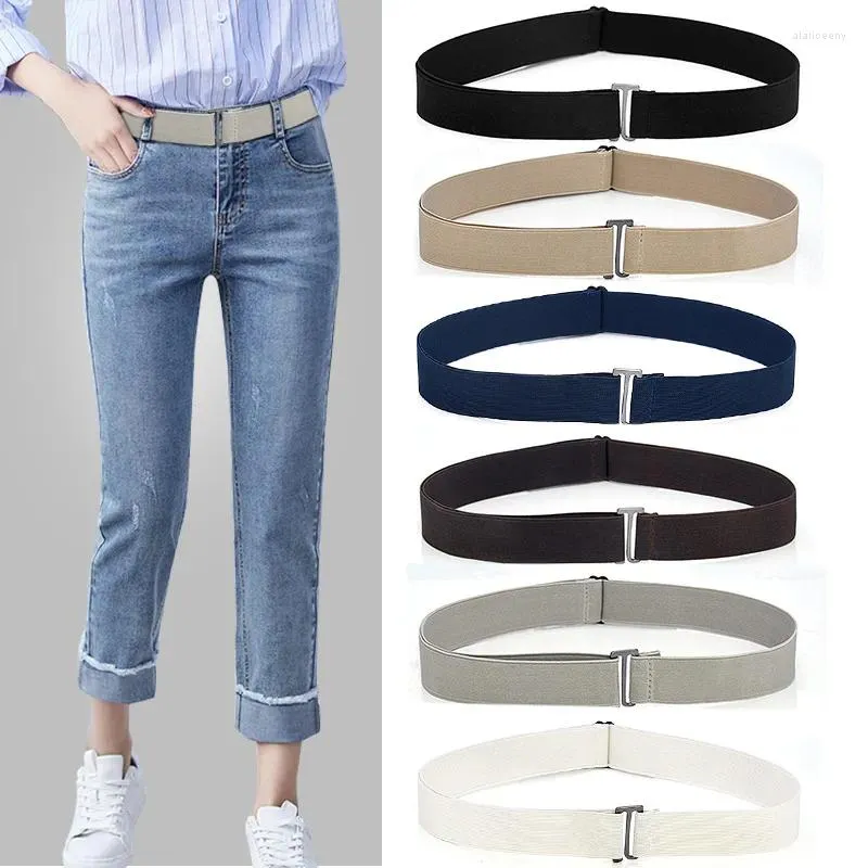 Adjustable No Show Belt for Women - Invisible Elastic Waist  display picture 2