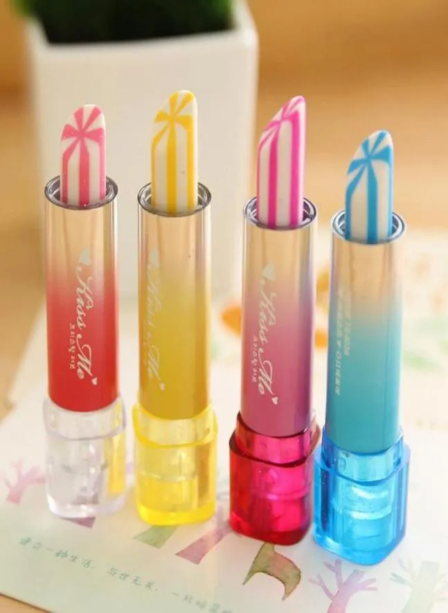 Creative Cute Kawaii Lipstick Guma gumka dla dzieci Prezent dla dzieci Nowość Nowatorstwo School Supplies G10168969952