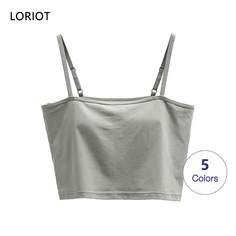 Camis LORIOT soutien-gorge réglable Camisole pour femmes boléro Sando Singlet gilet sans manches Sexy décontracté coréen SA1340