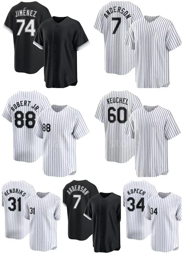 74 Jimenez basebolltröjor Yakuda Cool Base Jersey Dhgate 60 Keuchel 88 Robert Jr. 10 Moncada 34 Kopech 31 Hendriks 52 Clevinger 32 Sheets Sports grossist Populära