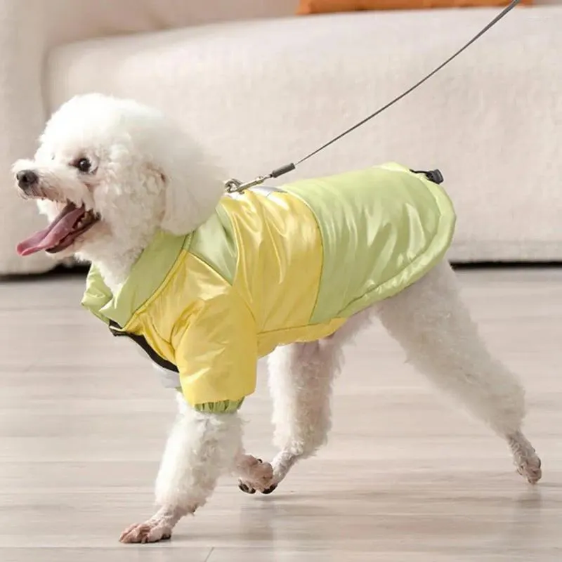 Одежда для собак, куртка для домашних животных, водонепроницаемая, ультрамягкая, сохраняет тепло, зима-осень, мягкая одежда для собак с буксирным кольцом