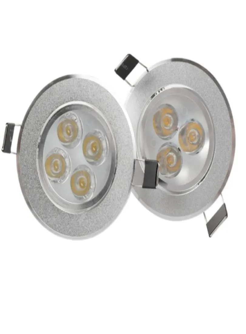 Luzes LED para baixo 3W 5W 7W 9W 12W 15W 18W LED Lâmpada embutida de teto Refletor de parede com driver Iluminação doméstica para salas de cozinha6757314