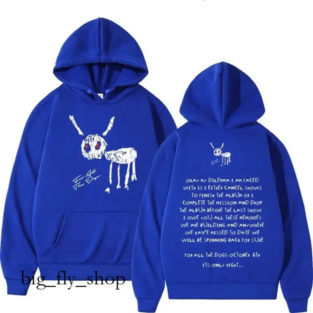 Rapper Drake for All the Dogs Letter Hoodie Men's Hip Hop Vintage Pullover Sweatshirt Fashion Casual Oversized Hooded Streetwear 231220 182