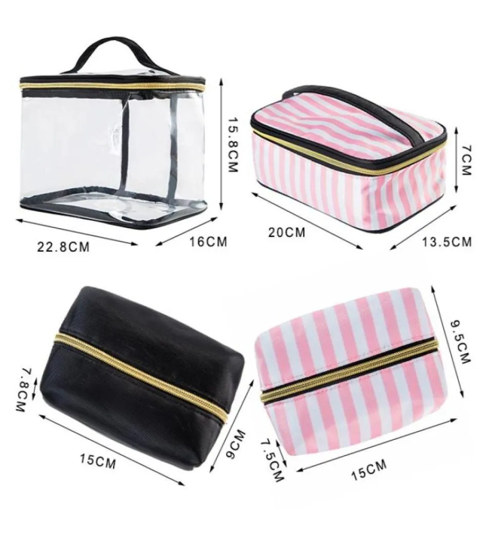 4pcs Cosmetic Bags Set Portable Makeup Tools Organizer Case Toiletry Pouch Travel Box Accessories Supply Product6642268