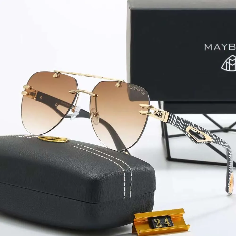 Maybachs Gafas Gafas de sol de diseñador Maybachs Moda Comercio exterior Mismas gafas de sol de doble haz Gafas populares Gafas de sol para hombres Gafas de sol de tendencia de moda 3859