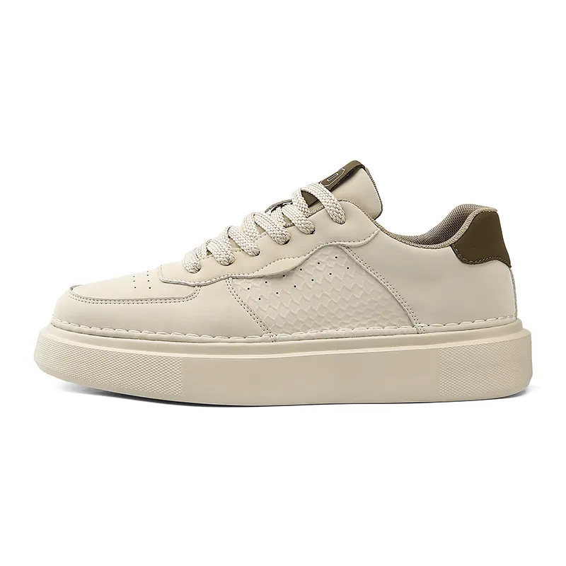 Hoge Kwaliteit Mannen Casual Schoenen Echt Leer Heren Sneakers Handgemaakte Mannelijke Vulcaniseer Schoenen Luxe Lichtgewicht Zool Mode Skate Schoeisel Trainers AA001