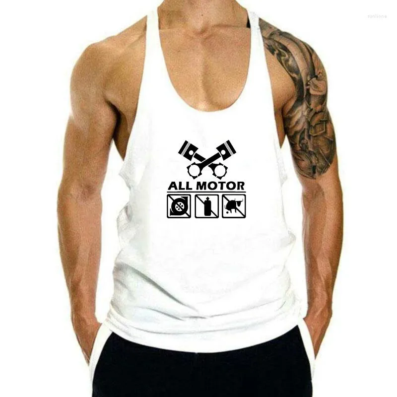 Men's Tank Tops 2024 Fashion Casual High Quality Top Men Summer All Motor Car Racings Cool Sexy