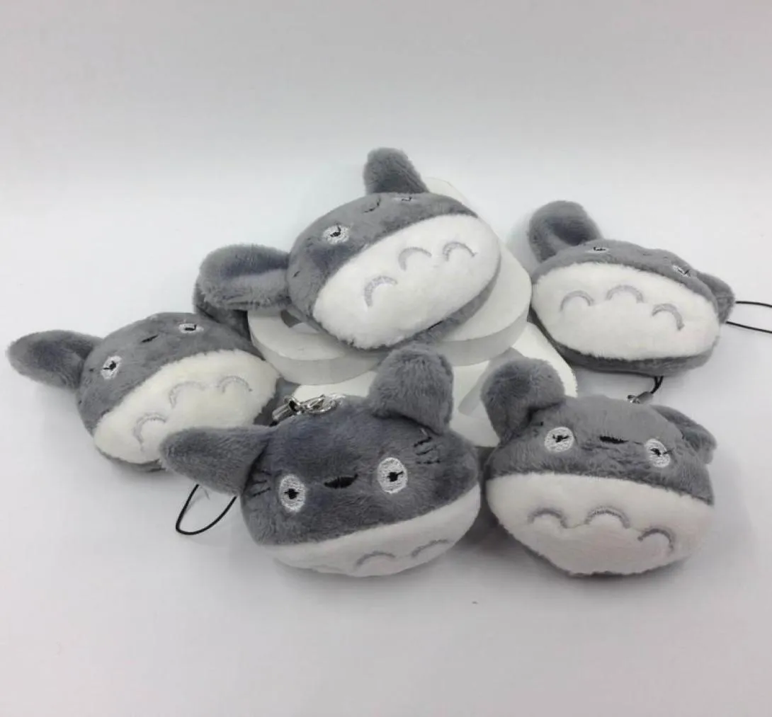 2quot 5cm Meu vizinho Totoro Cat Buss Mini brinquedos de pelúcia Bonecos de pelúcia macios 50pcslot7242282