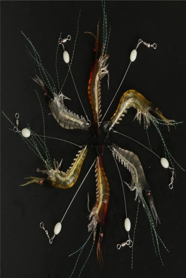 Kunststoff-Garnelenköder, Garnelenköder, Garnelen-Jigging-Köder, 95 cm, 64 g, künstlicher Garnelenköder, Oktopus, Tintenfisch, Jig-Angelhaken, 1823674