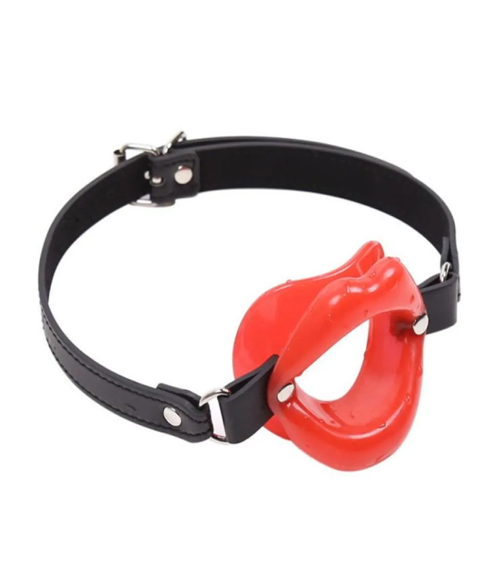 Nya vuxna produkter fetisch Force Blow Job Slave Mouth Ball Gag Oral Fixation Mouth Fyllda sexleksaker för par1678751