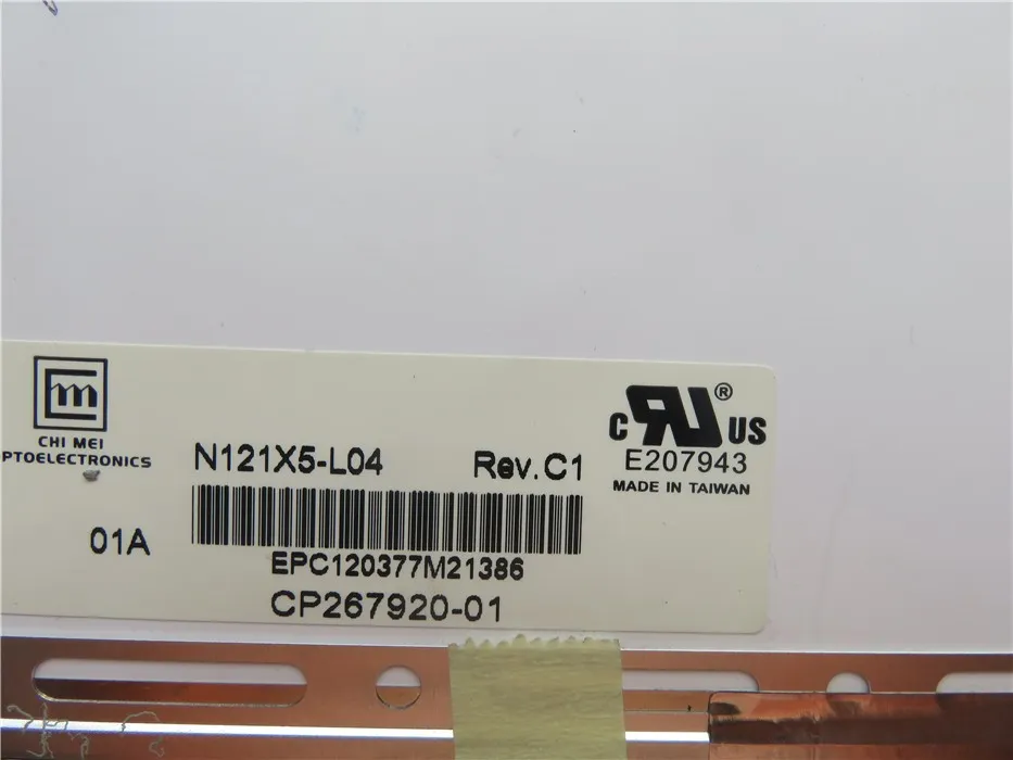 Tela original N121X5-L04 12,1