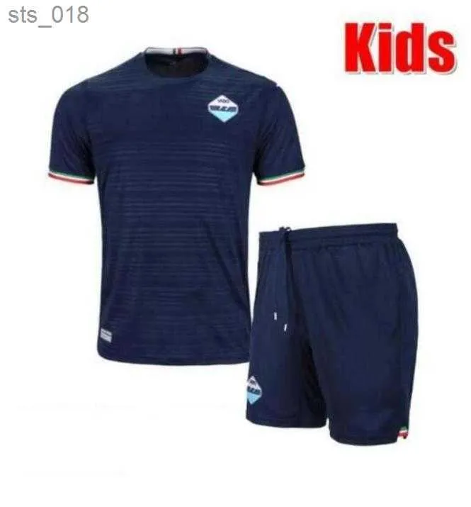 サッカージャージーラツィオイモービルマグリー2023 Immobile Bastos Sergej Badelj J.Correa Zaccagni Marusic Men Kids Kit FootballH2435