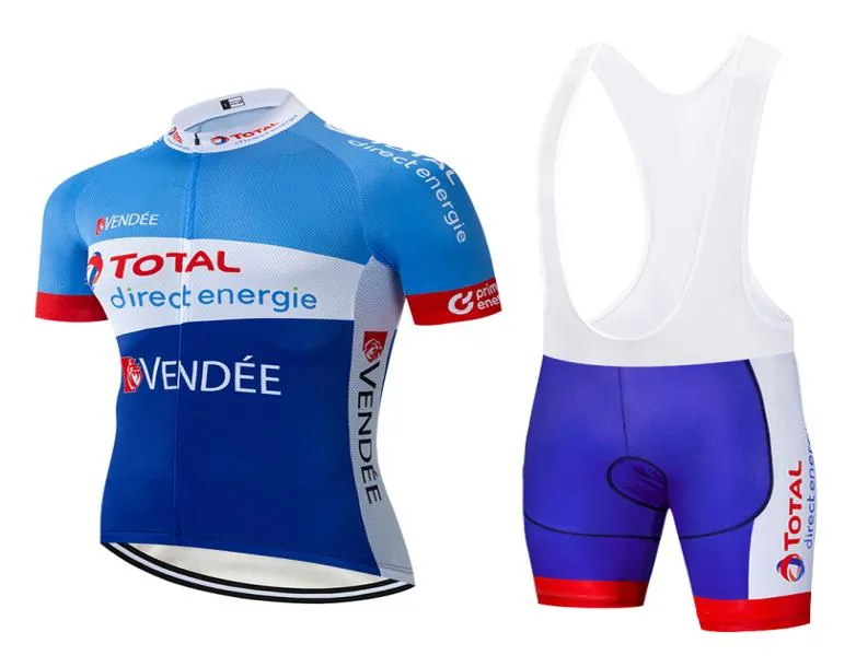 TEAM 2019 TOTAL Direct CYCLING JERSEY 20D short de vélo Ropa Ciclismo MENS été séchage rapide pro BICYCLING Maillot pantalon vêtements 4326950