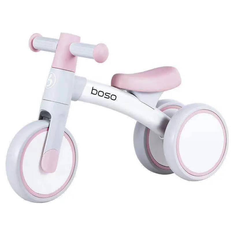 SEREED Bici senza pedali per bambini di 1 anno e ragazze, 12-24 mesi, prima bici per bambini a 4 ruote, regali per il primo compleanno