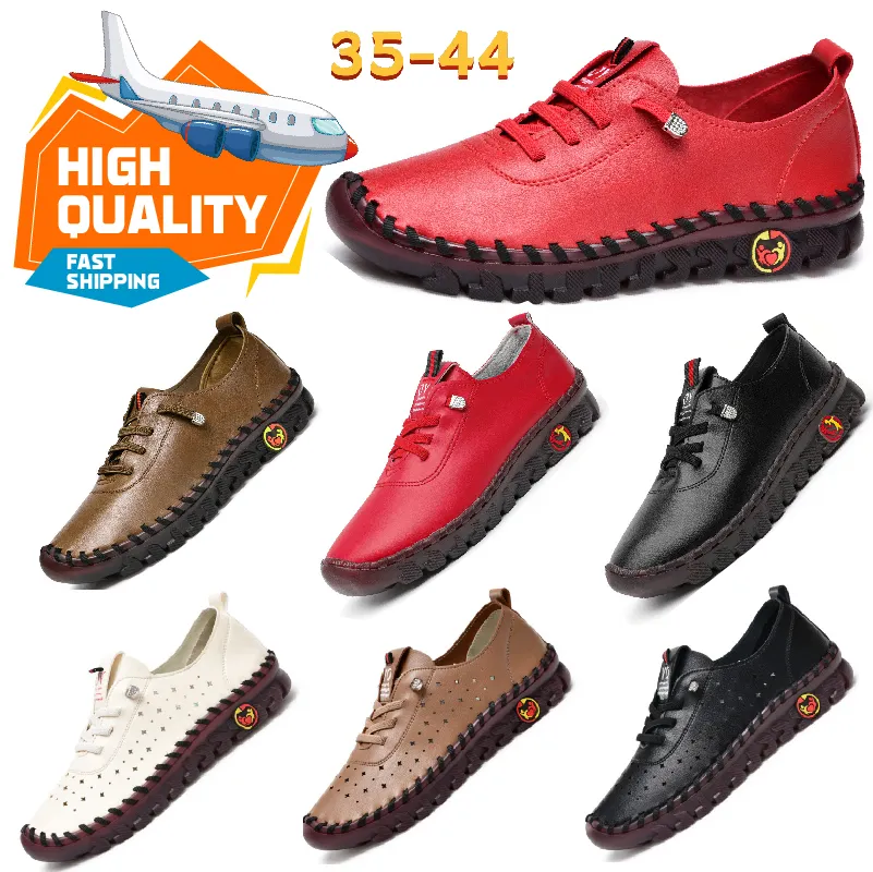 Athletic Shoes GAI Designer Casual shoes Shoes Women Men Single Shoes Leather Soft Bottoms Flat Non-Slip 35-43 loafer