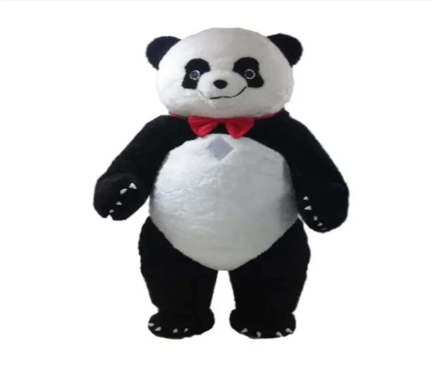 Profissional personalizado grande panda mascote traje dos desenhos animados urso panda gordo animal personagem roupas festival de halloween festa fantasia dres5352204