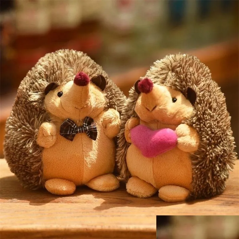 Niedliche große Nt-Kuscheltiere P-Spielzeug Kawaii-Igel-Paar-Valentinstag-Geschenkpuppen 220707 Drop-Lieferung Dhbgx