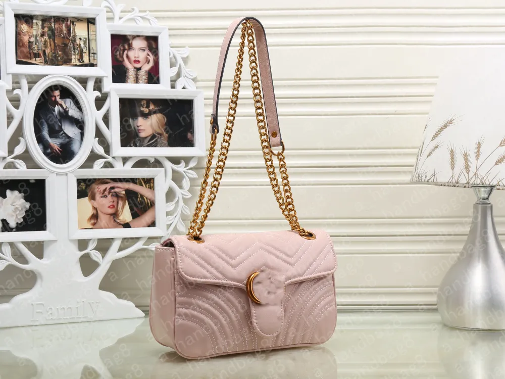 Sacos de grife mulheres crossbody saco marmont bolsas moda corrente metálica bolsa de luxo clássico bonito bolsa de ombro carta bolsa feminina