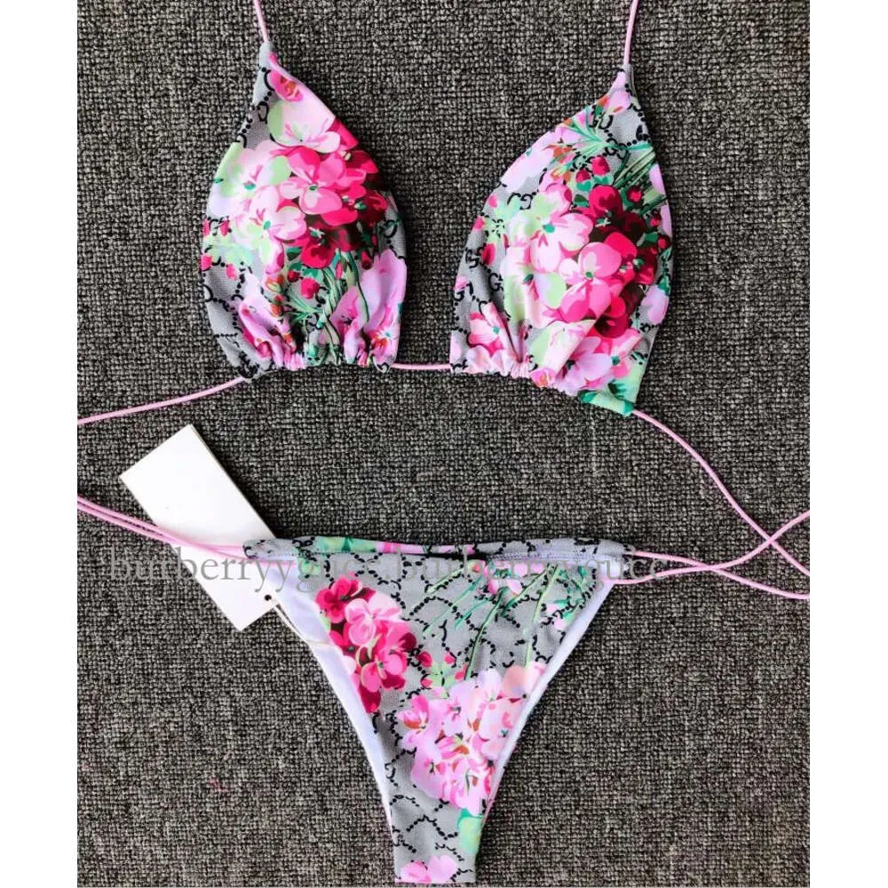 Bikinisets voor dames Designer zwemkleding badpak bloemenprint