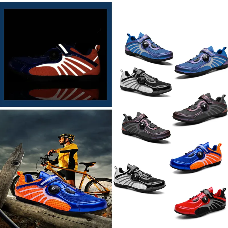 designer Cycling Shoes Men Sports Dirt Road Bike Shoes Flat Speed Cycling Sneakers Flats Mountain Bicycle Footwear running basketball soccer football GAI