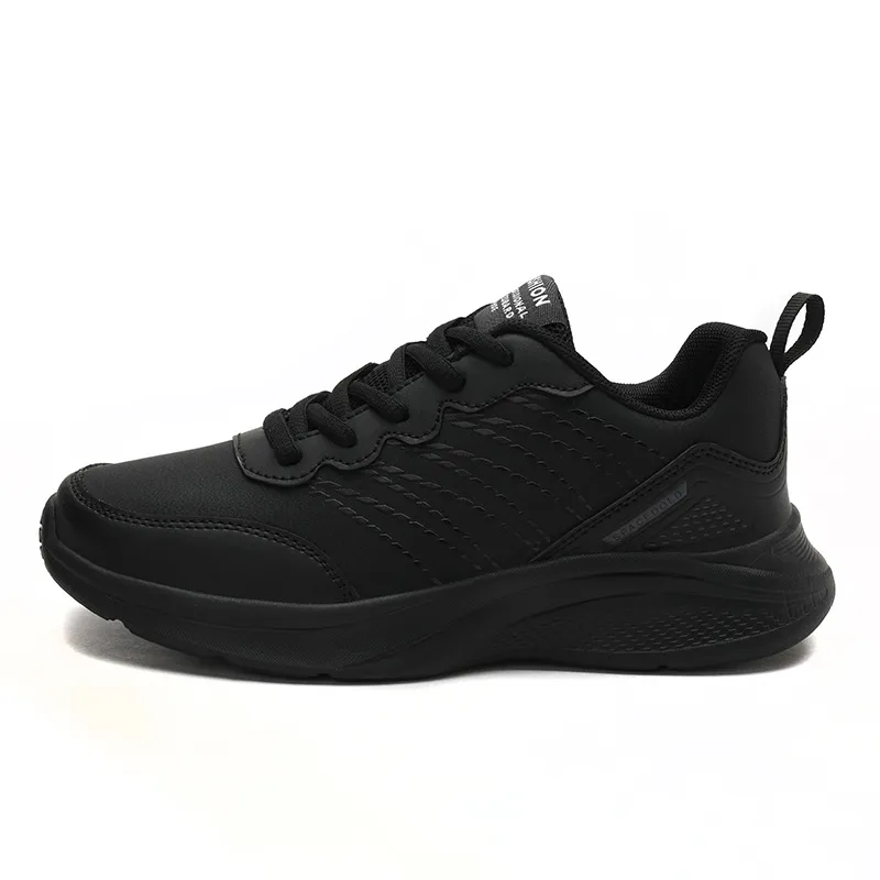 Casual skor för män kvinnor för svartblå grå gai andas bekväm sporttränare sneaker color-1 storlek 35-41 trendings trendings