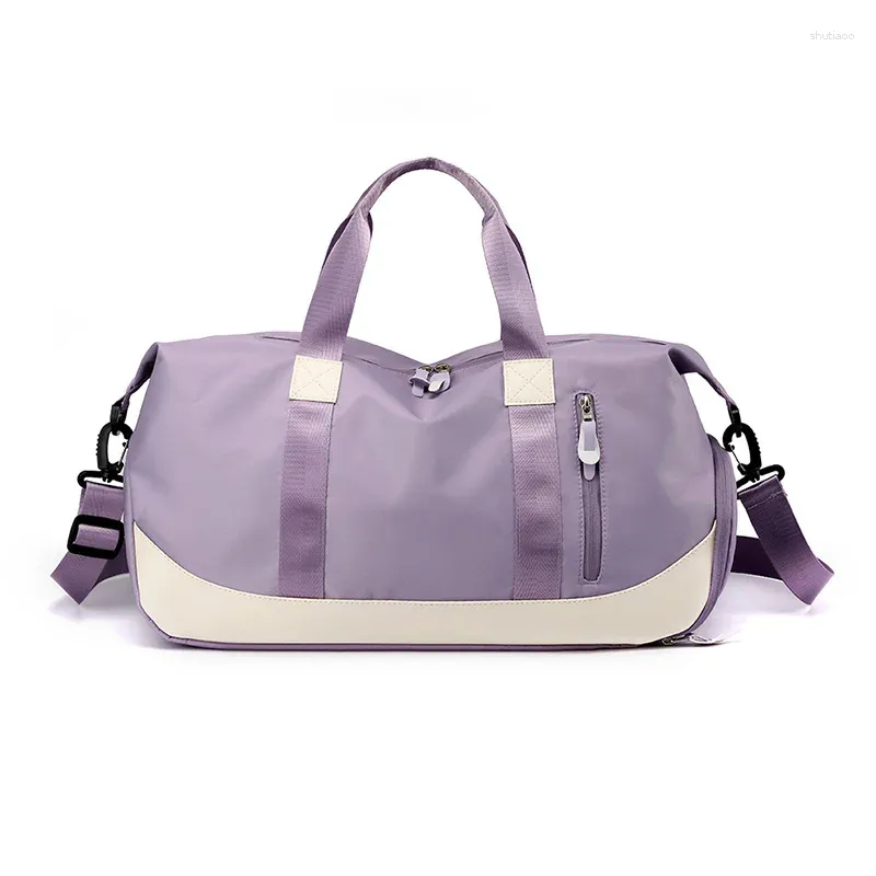 Marsupi Moda Borsa sportiva per uomo e donna Viaggio Messenger portatile Bagagli Asciutto Bagnato Separazione Spalla Fitness Bi