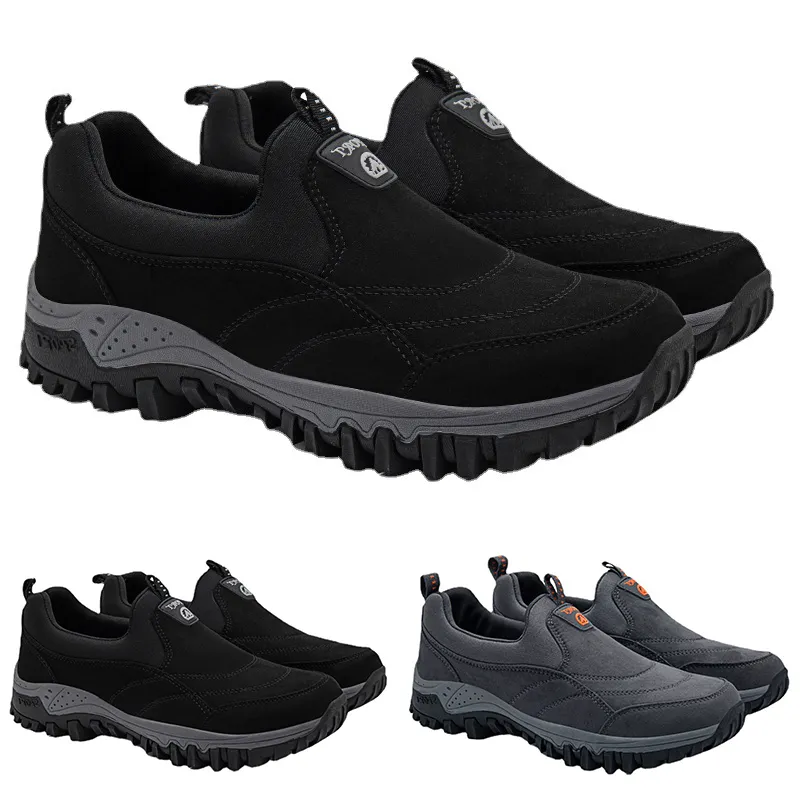 Chaussures de course pour hommes femmes pour noir bleu respirant confortable sport formateur sneaker GAI 007