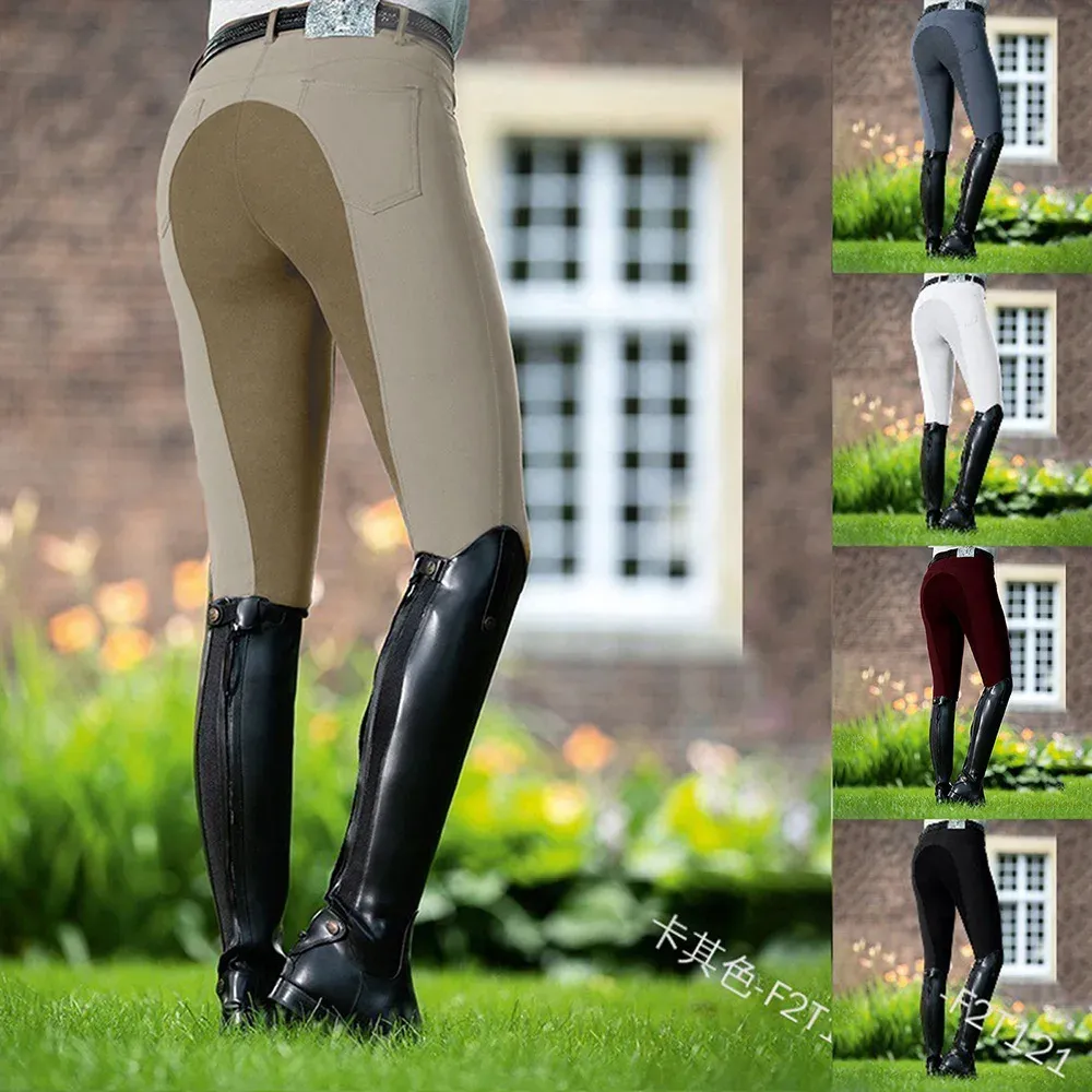 Leggings 2023 Mode Paardrijden Broek Vrouwen Casual Stretch Broek Fietsen Leggings Paardensport Uitrusting Sport Rijbroek Ruiter Broek