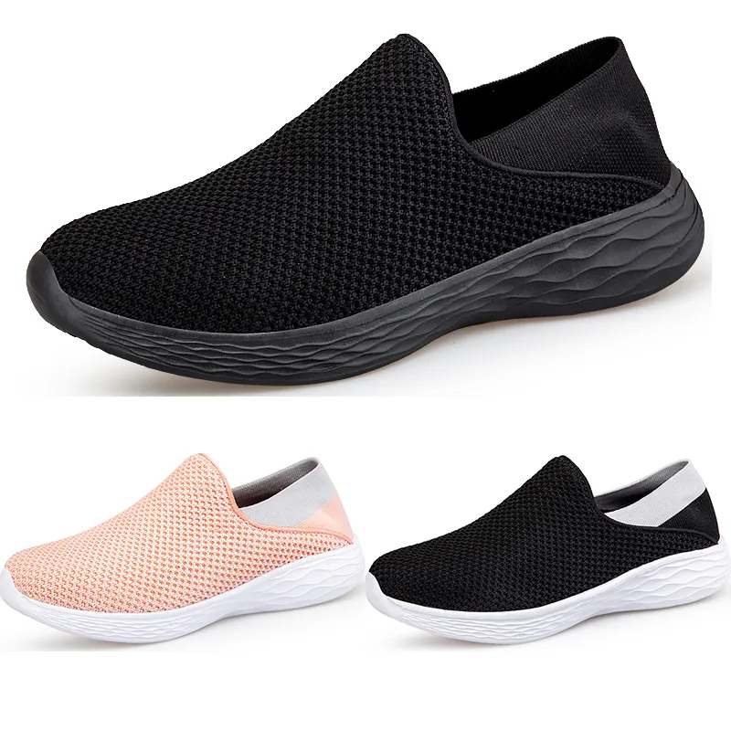 Homens Mulheres Mocassins Running Shoes Soft Comfort Preto Branco Bege Cinza Vermelho Roxo Verde Azul Mens Treinadores Slip-On Sneakers GAI Tamanho 39-44 Color26