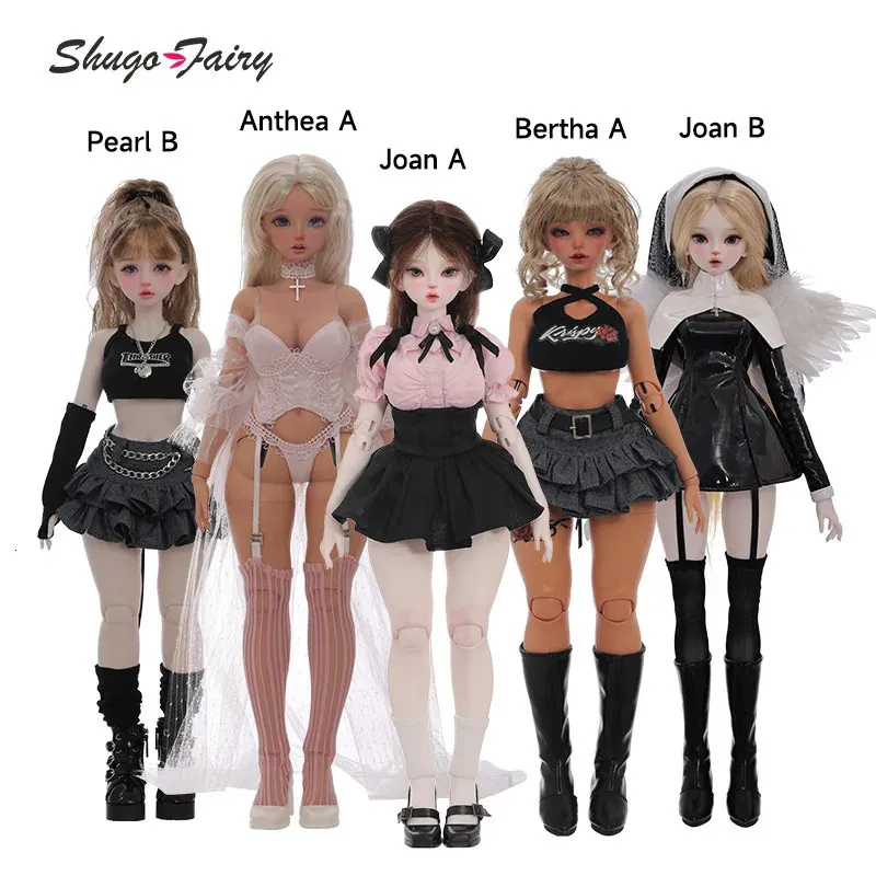 Shugafairy Joan Pearl Bertha Anthea Bjd Doll 14 Duża noga mięsna Znakomita limitowana edycja kolekcjonerska Ball połączona 240301