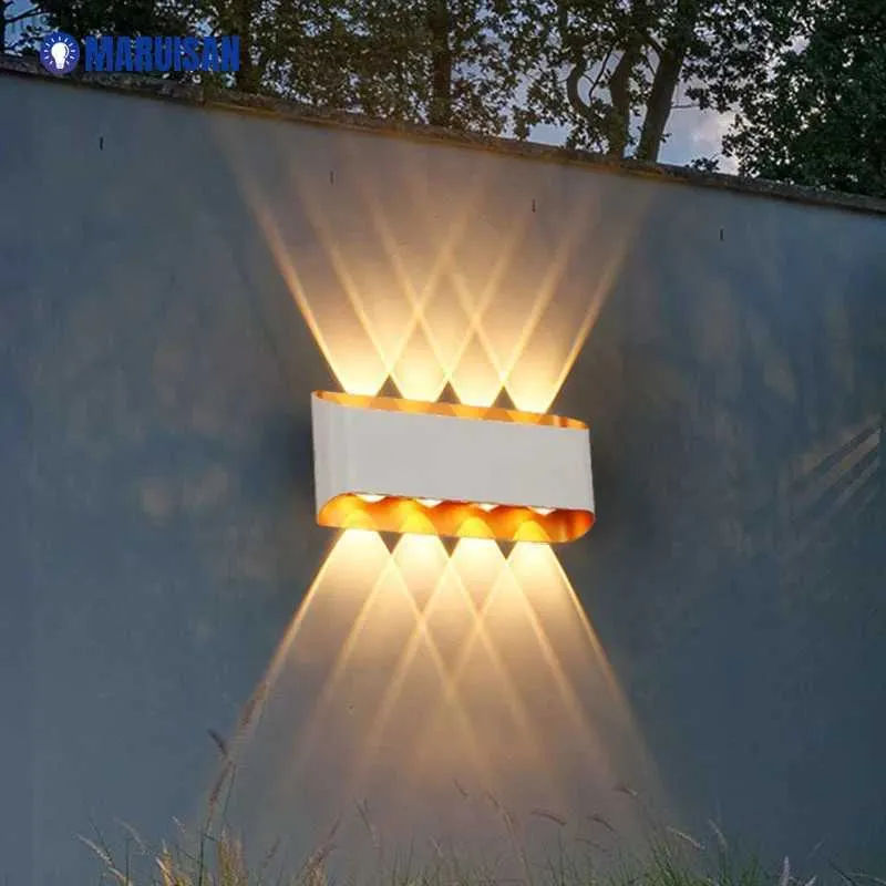 Applique Murale Haut et Bas Lampe Murale LED Moderne Éclairage Intérieur Éclairage Extérieur Étanche IP66 Appliques Murales Pour Galerie Lumière Chambre Balcon