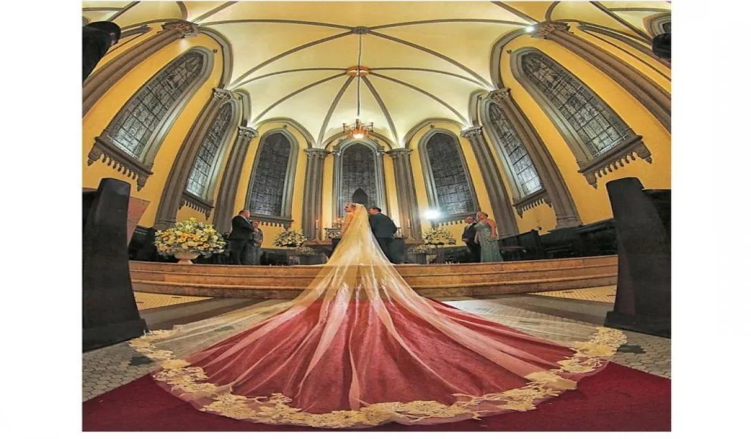 Véu de noiva feito sob medida com 4 metros de comprimento, véu de noiva com uma camada de uma camada, véu de noiva com pente2626805