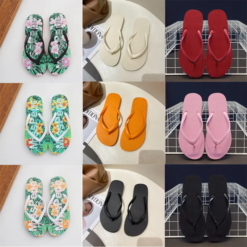 Gai Designer Slippers Sandals Fashion Outdoor Platform Classic Pinced Beach Alphabet Print Flip Flops Summer Flat Casual Shoes Gai-29