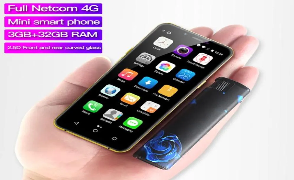 Original SOYES X60 Mini Smartphone 3GB 32GB 35quot 1800mAh Android Dual Sim Card Face ID Desbloquear 4G LTE Portátil Estudante Móvel 2007423