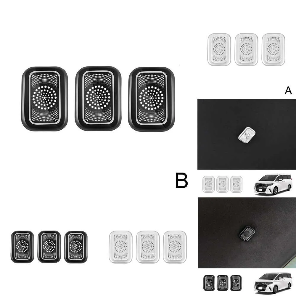Toyota Alphard Vellfire 40シリーズ2023 2024スピーカールーフトリム内部ステッカーホーンカバーリアラウドspea C3L3の新規