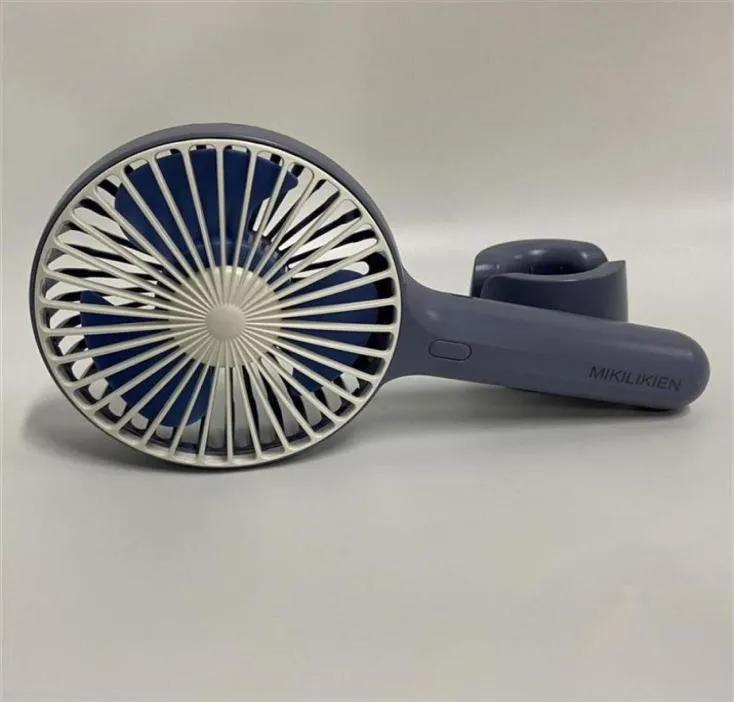 Mikilikien Electric Fan fan USB wentylator Mały osobisty przenośny wózek z 2600MAH do ładowania akumulatora Cooling287K6537978