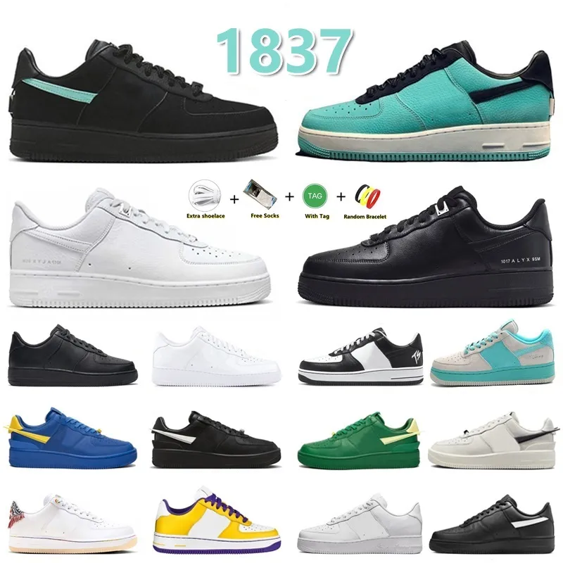 Chaussures de course de créateurs 1837 Bleu ALYX AMBUSH Terror Squad NOCTA Laker Native Triple Black Utility White Wheat What The NYC hommes femmes formateurs plate-forme baskets 36-47