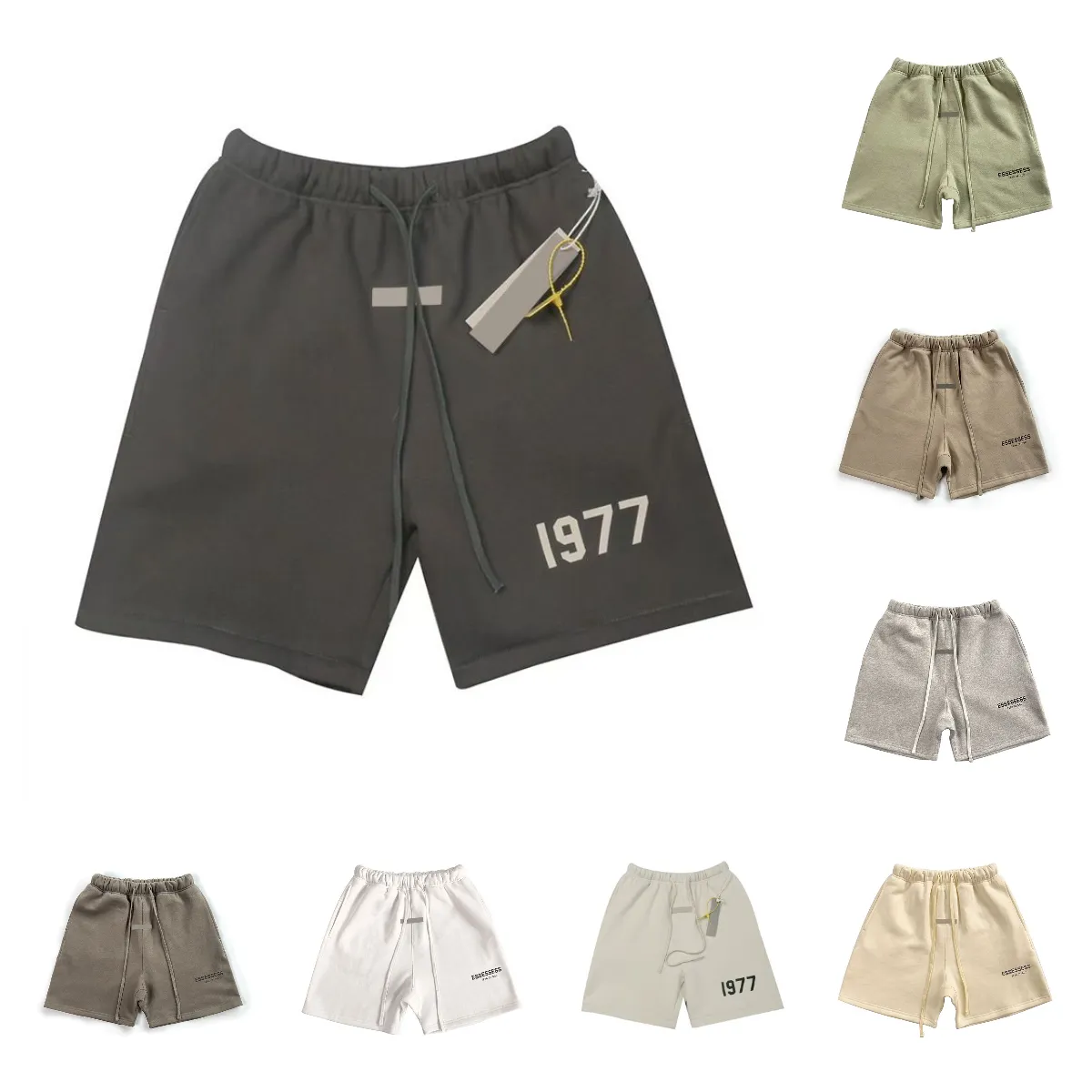 Ontwerper kort voor man heren zomerbord shorts broek casual brief mannen luxe sport van hoge kwaliteit grijs
