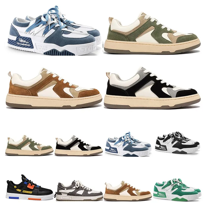 GAI sapatos de lona respirável das mulheres dos homens tamanho grande moda respirável confortável bule verde casual masculino treinadores tênis esportivos b32